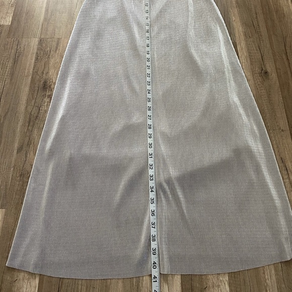 Topshop Oversized Cocktail Metallic Silver Dress - Picture 7 of 7